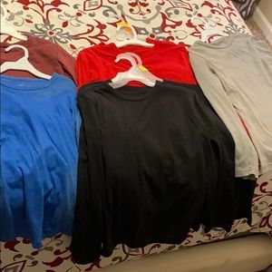 Boys size 8 long sleeve tees